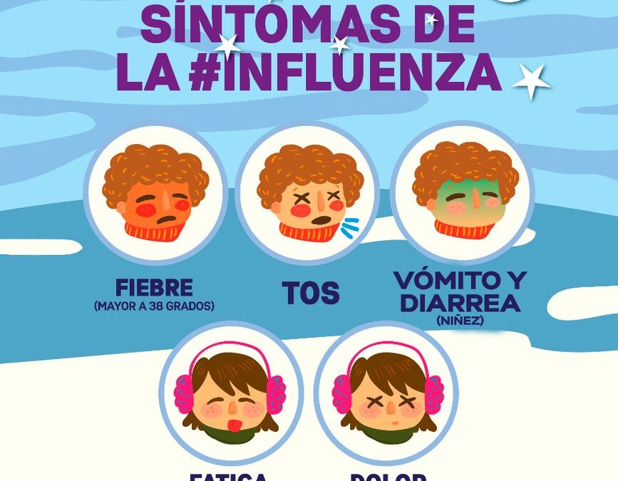 PIDEN AUTORIDADES DE SALUD IDENTIFICAR SIGNOS Y SÍNTOMAS DE INFLUENZA