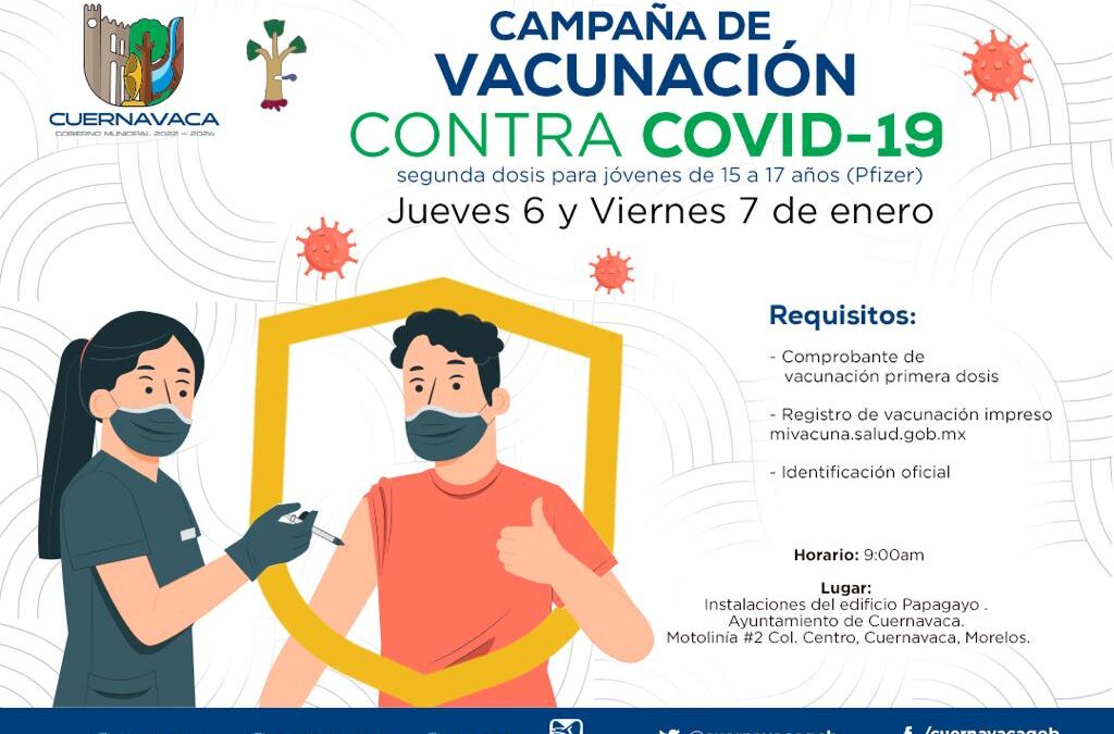 APLICARÁN VACUNAS VS COVID EN SEDE MUNICIPAL DE CUERNAVACA | IRRADIA  NOTICIAS