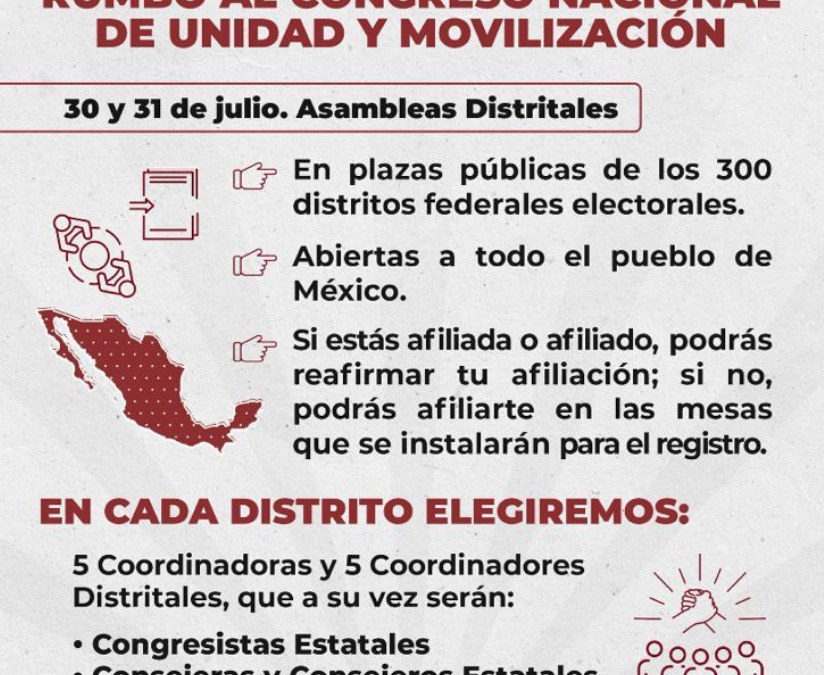 MORENA CONVOCA A SU III CONGRESO NACIONAL ORDINARIO | IRRADIA NOTICIAS